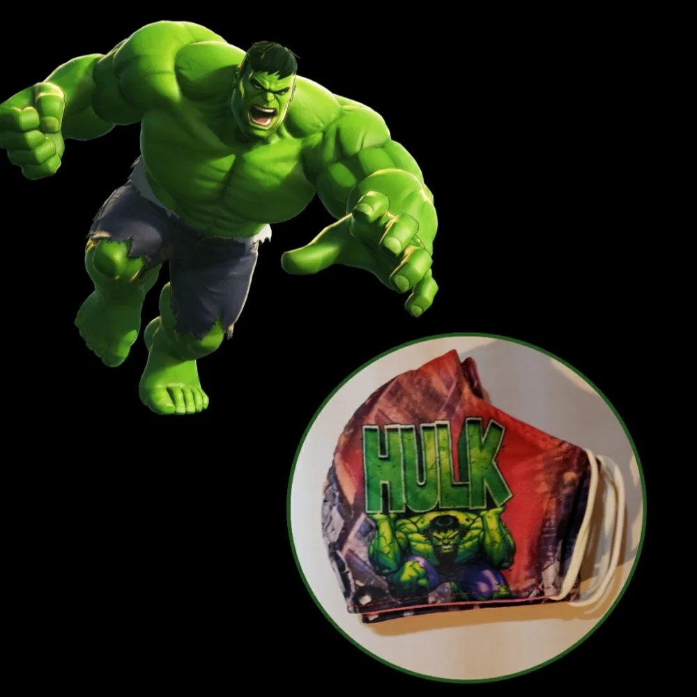 Incredible Hulk Kids Face Mask